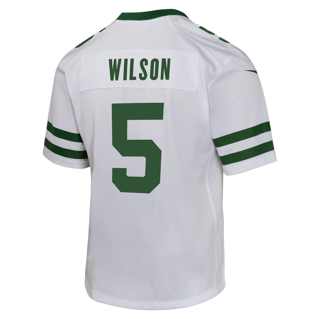 Garrett Wilson New York Jets Nike Youth Game Jersey - Green