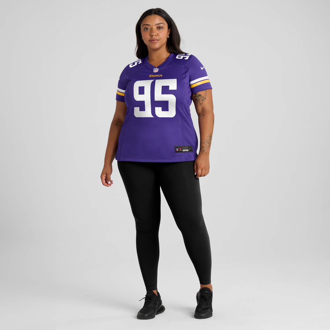 Caleb Banks Minnesota Vikings Nike Women's Team Game Jersey -  Purple