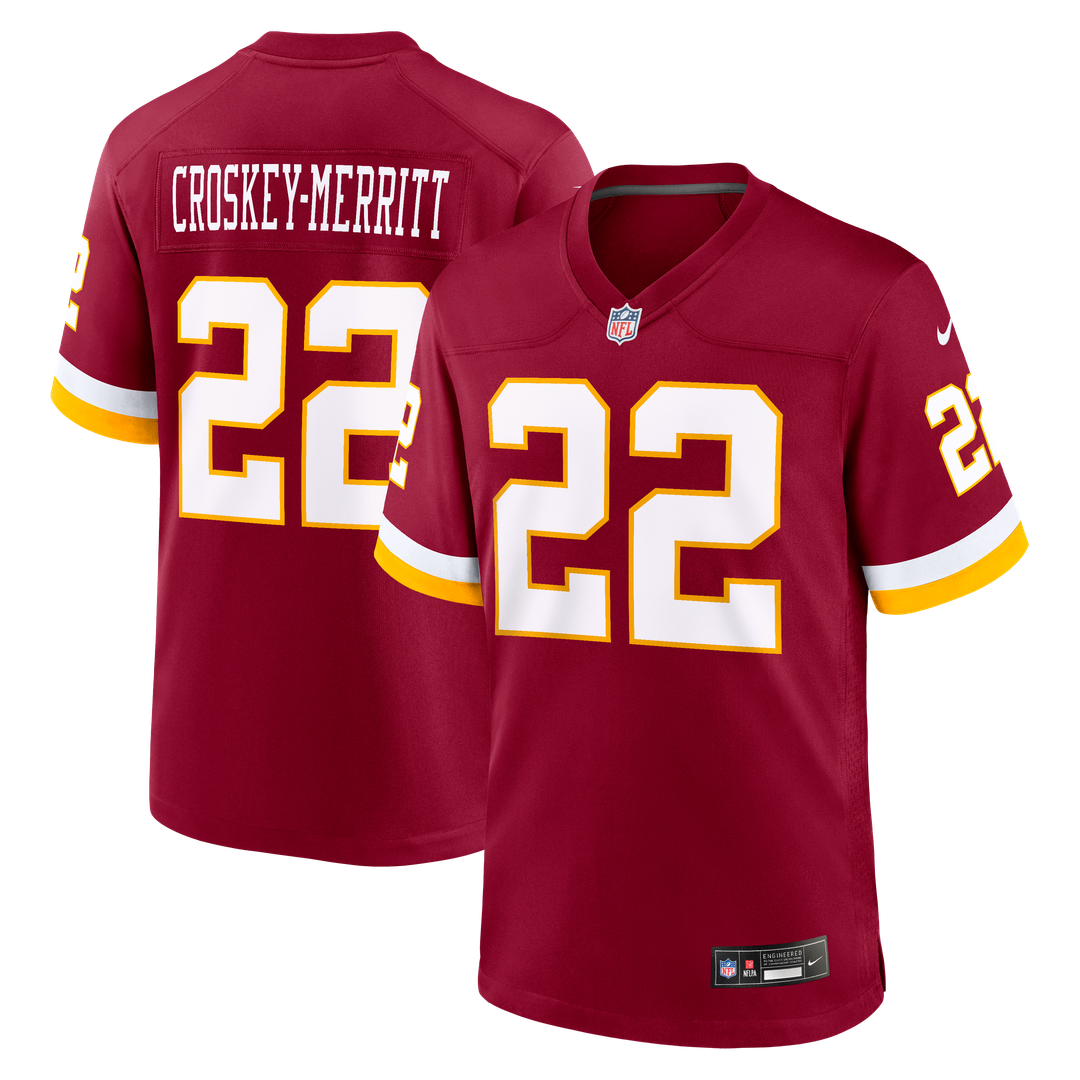 Jacory Croskey-Merritt Washington Commanders Nike Game Jersey - Burgundy