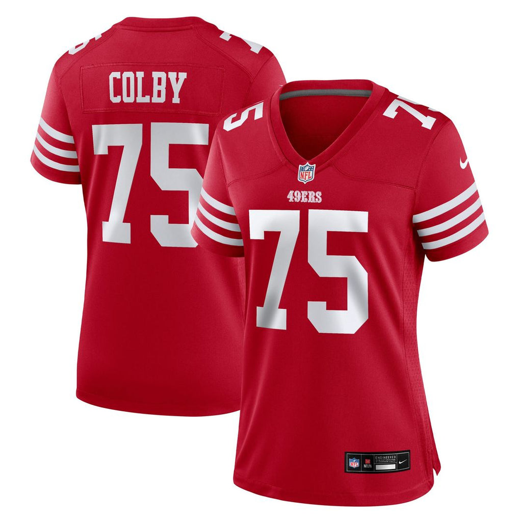 Connor Colby San Francisco 49ers Nike Women's Team Game Jersey -  Scarlet