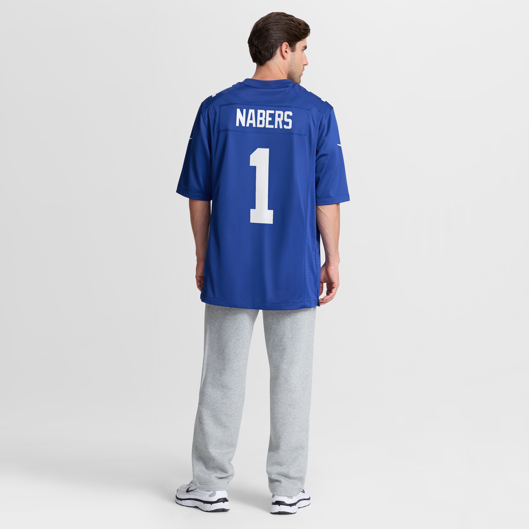 Malik Nabers New York Giants Nike Alternate Game Jersey - Century Red