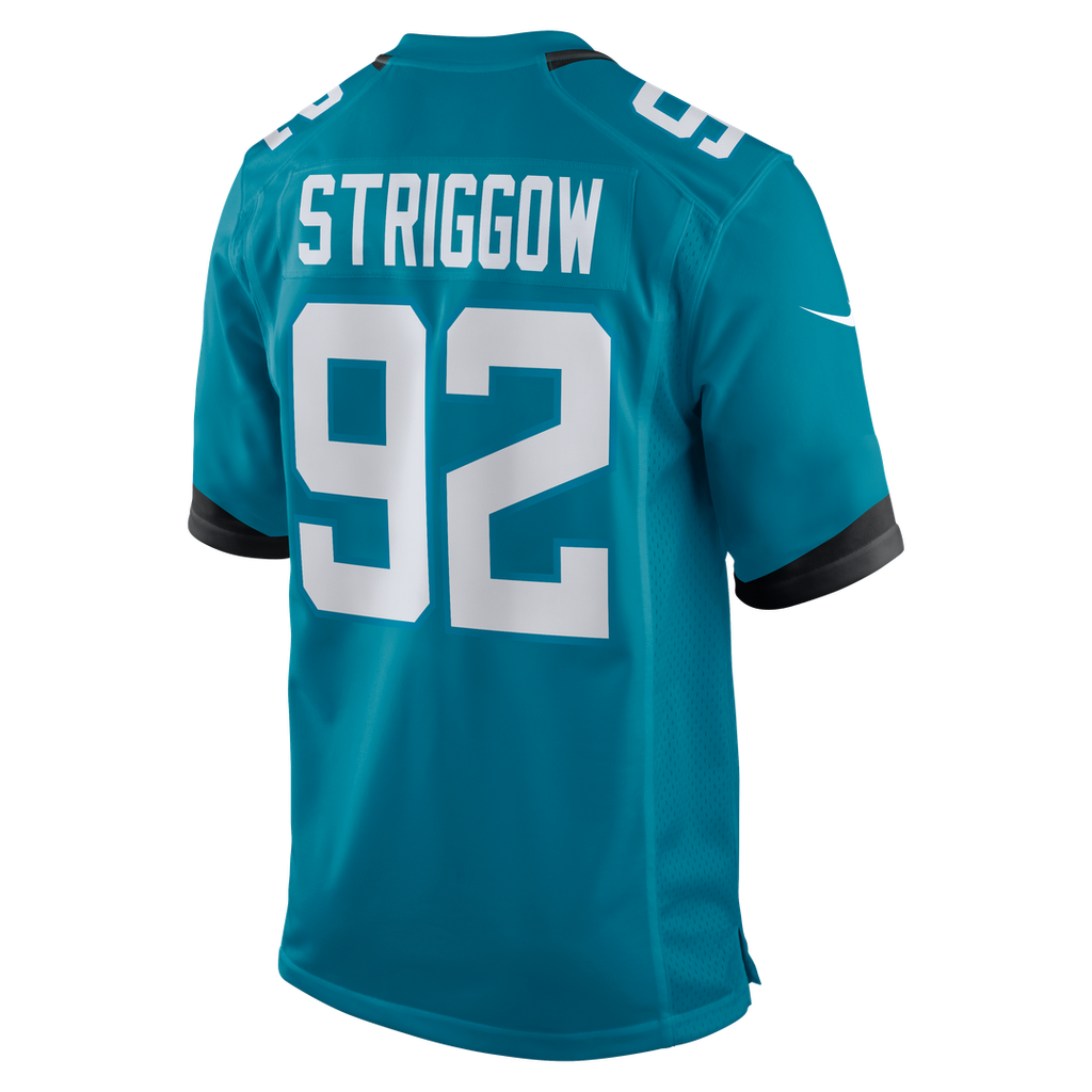 Danny Striggow Jacksonville Jaguars Nike Team Game Jersey -  Teal