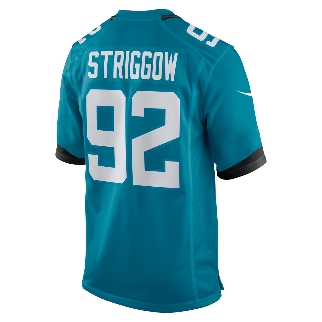 Danny Striggow Jacksonville Jaguars Nike Team Game Jersey -  Teal