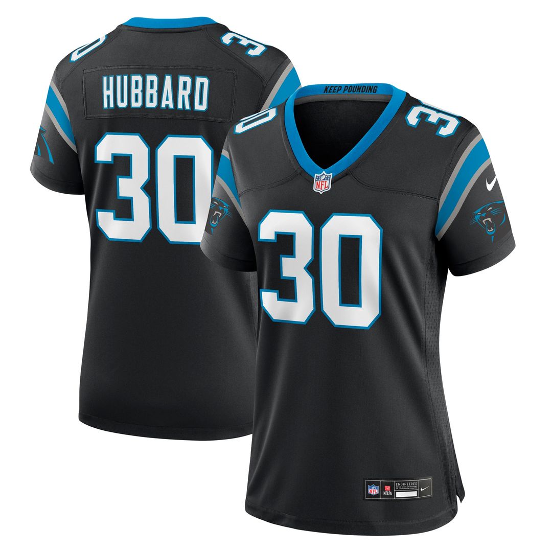 Chuba Hubbard Carolina Panthers Nike Women's Alternate Game Jersey -  Blue
