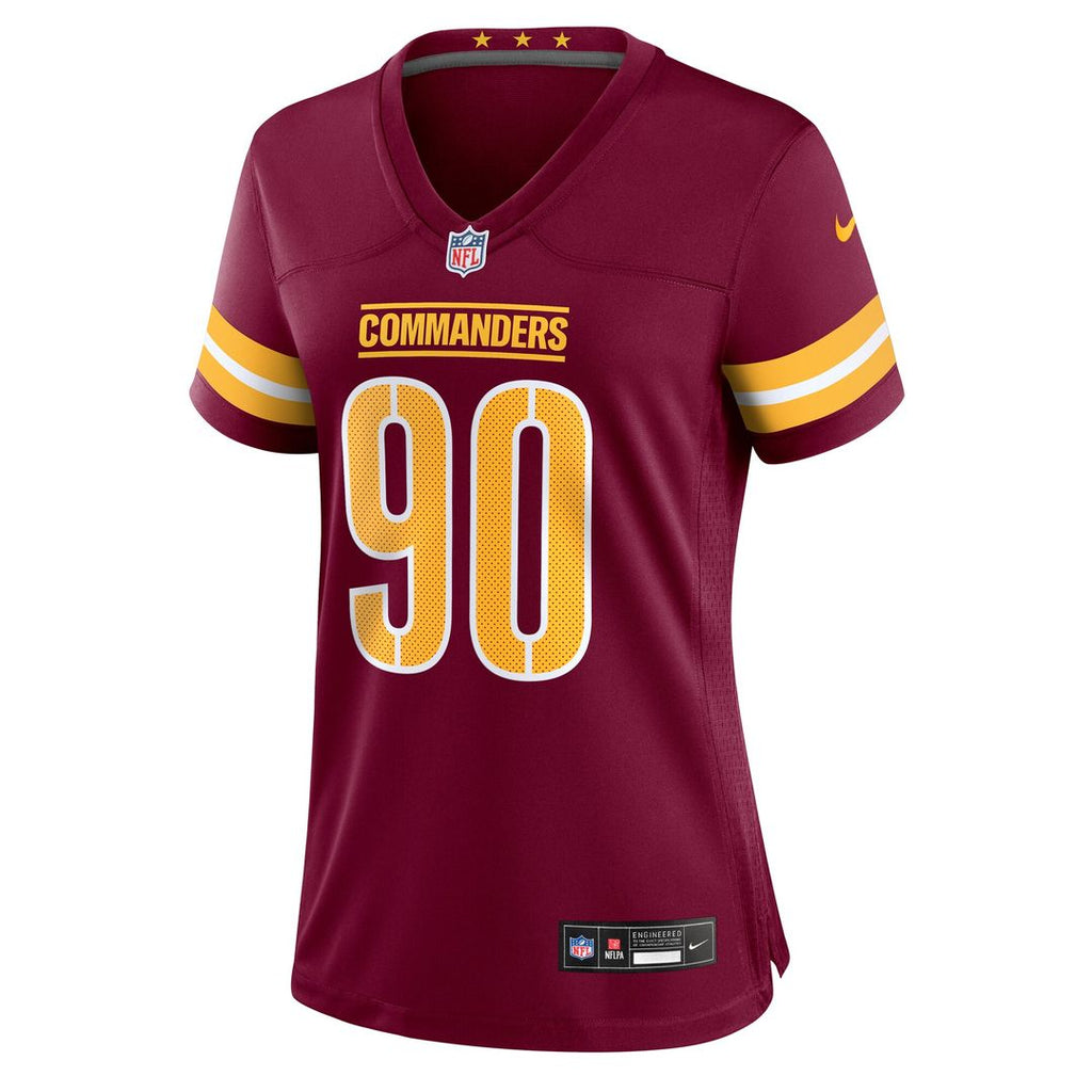 Javontae Jean-Baptiste Washington Commanders Nike Women's Team Game Jersey -  Burgundy