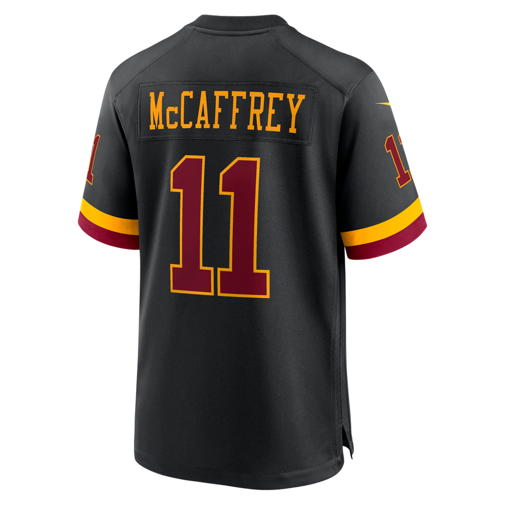 Luke McCaffrey Washington Commanders Nike Hail Raiser Alternate Game Jersey - Black