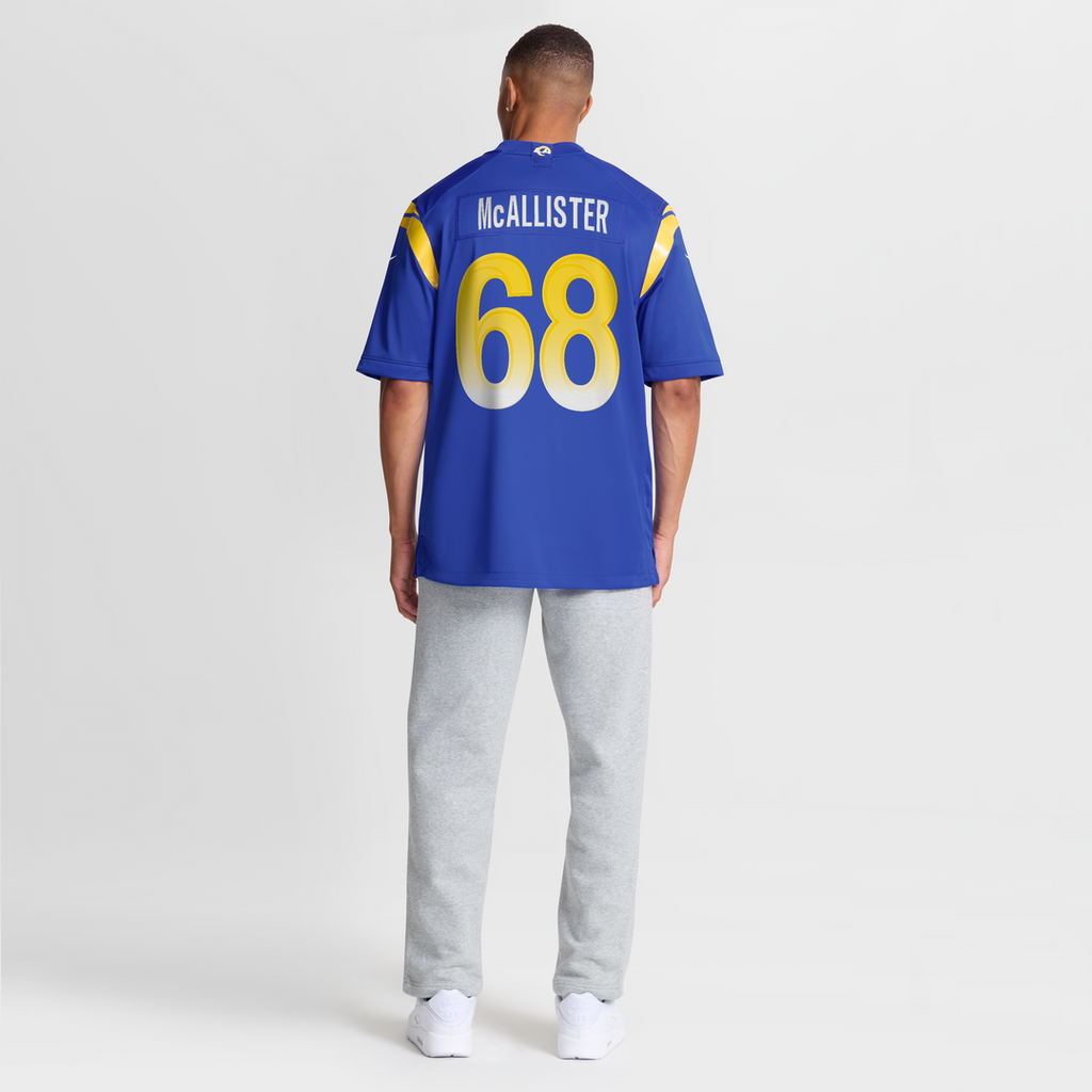 Mike McAllister Los Angeles Rams Nike Home Game Jersey - Royal