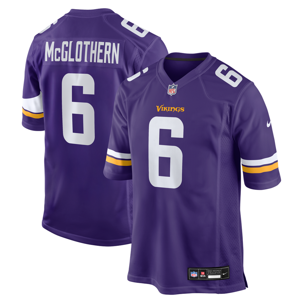 Dwight McGlothern Minnesota Vikings Nike Team Game Jersey -  Purple