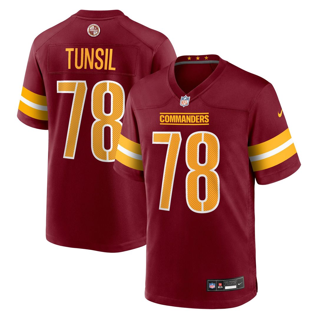 Laremy Tunsil Washington Commanders Nike Team Game Jersey -  Burgundy