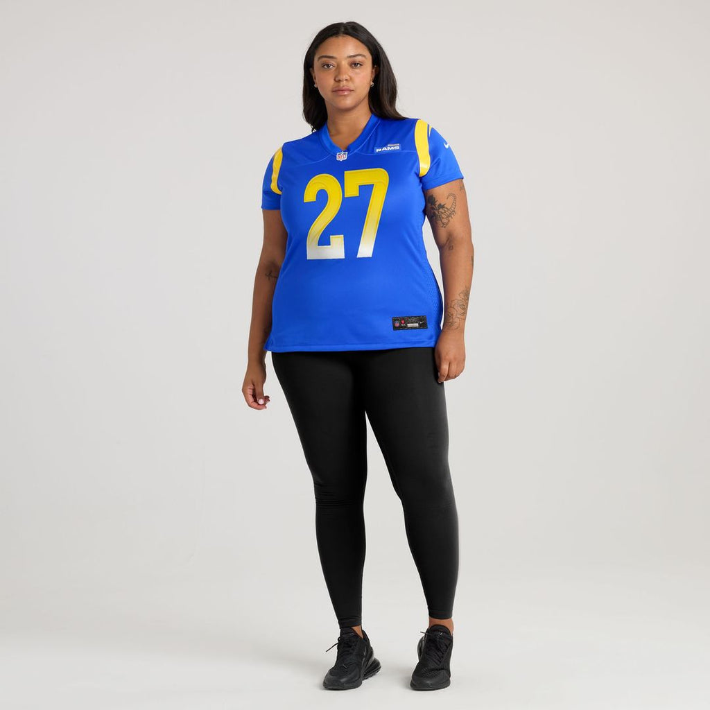 Jarquez Hunter Los Angeles Rams Nike Women's Team Game Jersey -  Royal