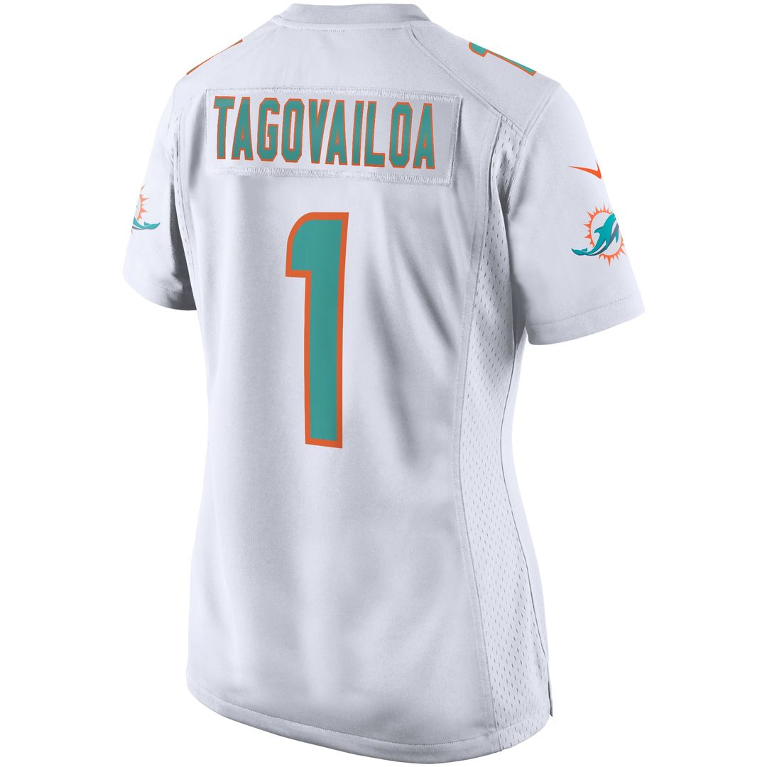 Tua Tagovailoa Miami Dolphins Nike Women's Game Jersey - Aqua