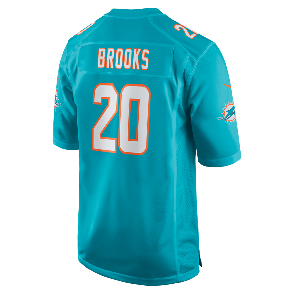 Jordyn Brooks Miami Dolphins Nike  Game Jersey -  Aqua