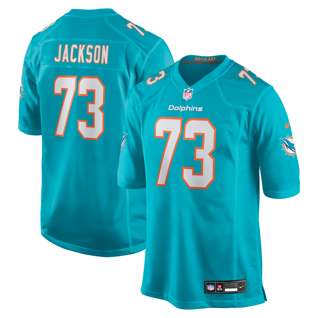 Austin Jackson Miami Dolphins Nike Game Jersey - Aqua
