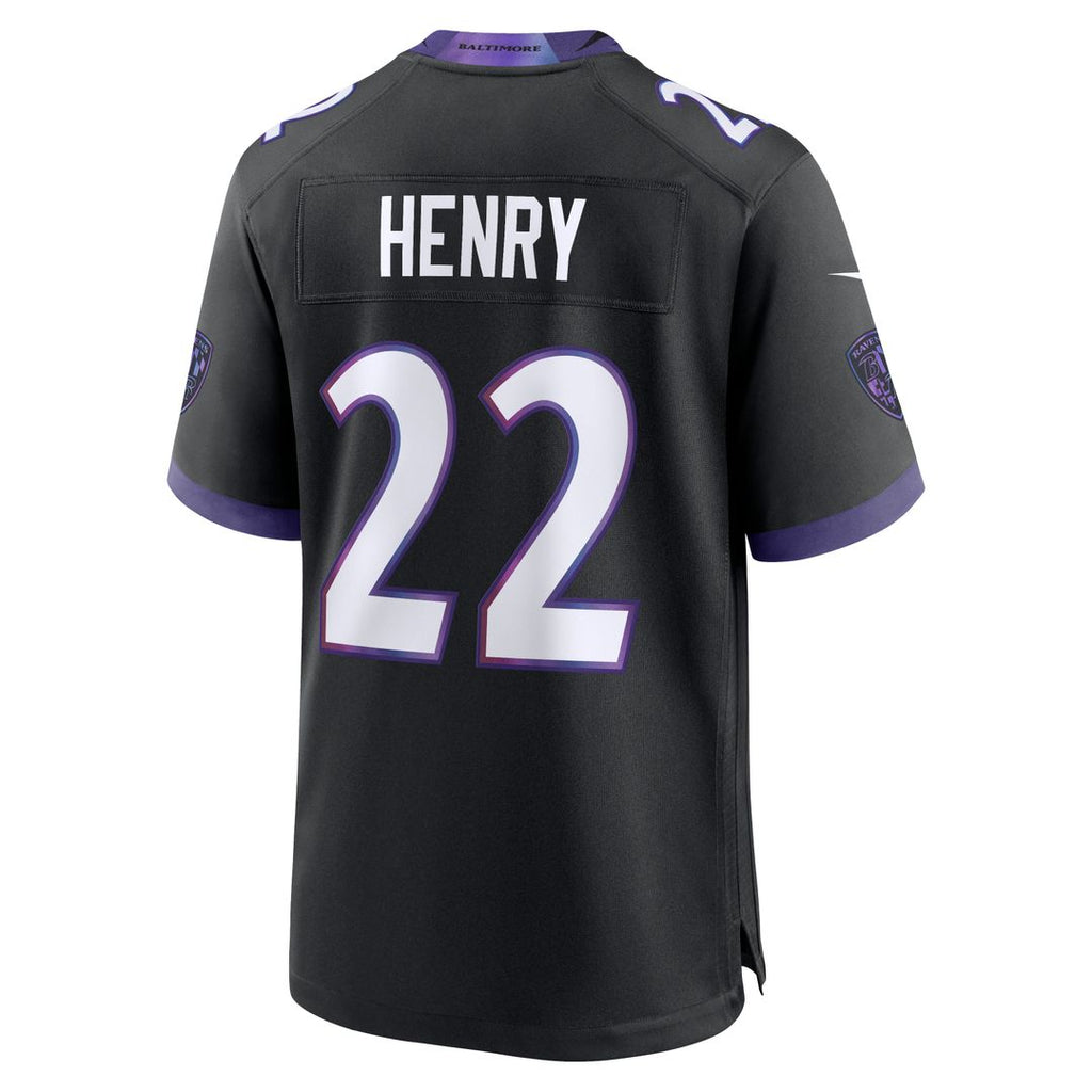 Derrick Henry Baltimore Ravens Nike Alternate Game Jersey - Black