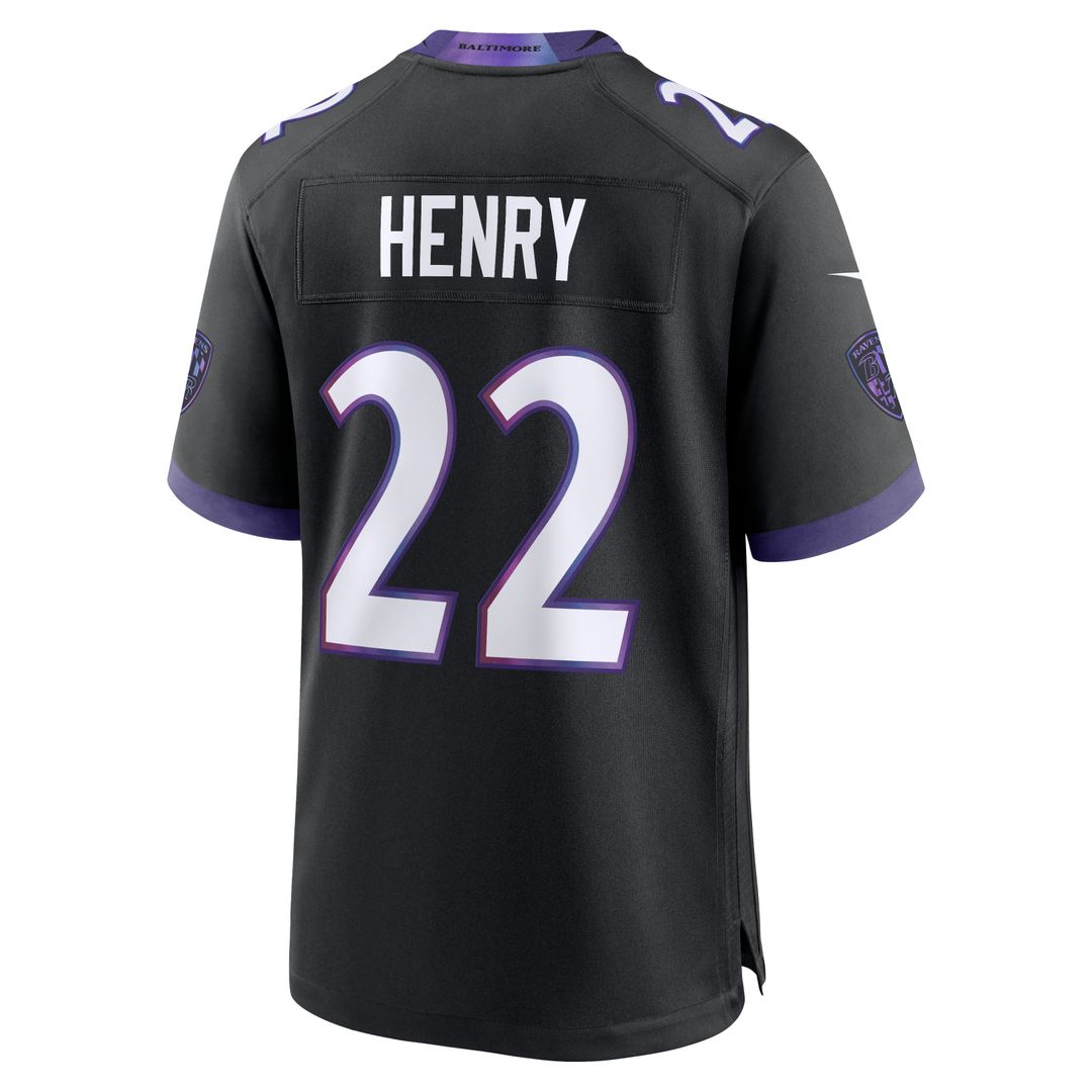 Derrick Henry Baltimore Ravens Nike Alternate Game Jersey - Black