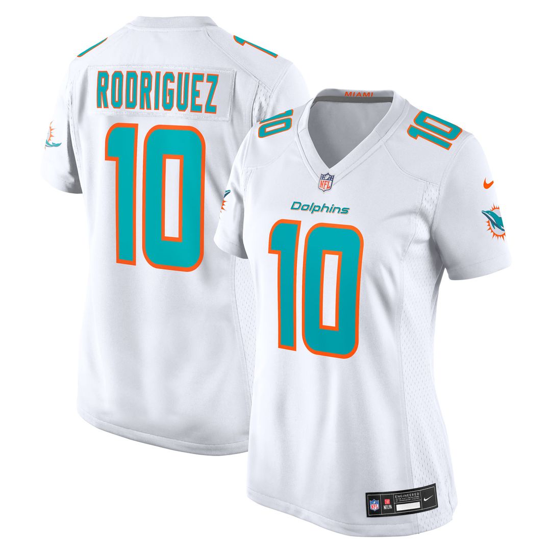 Jacob Rodriguez Miami Dolphins Nike Women's Game Jersey - White