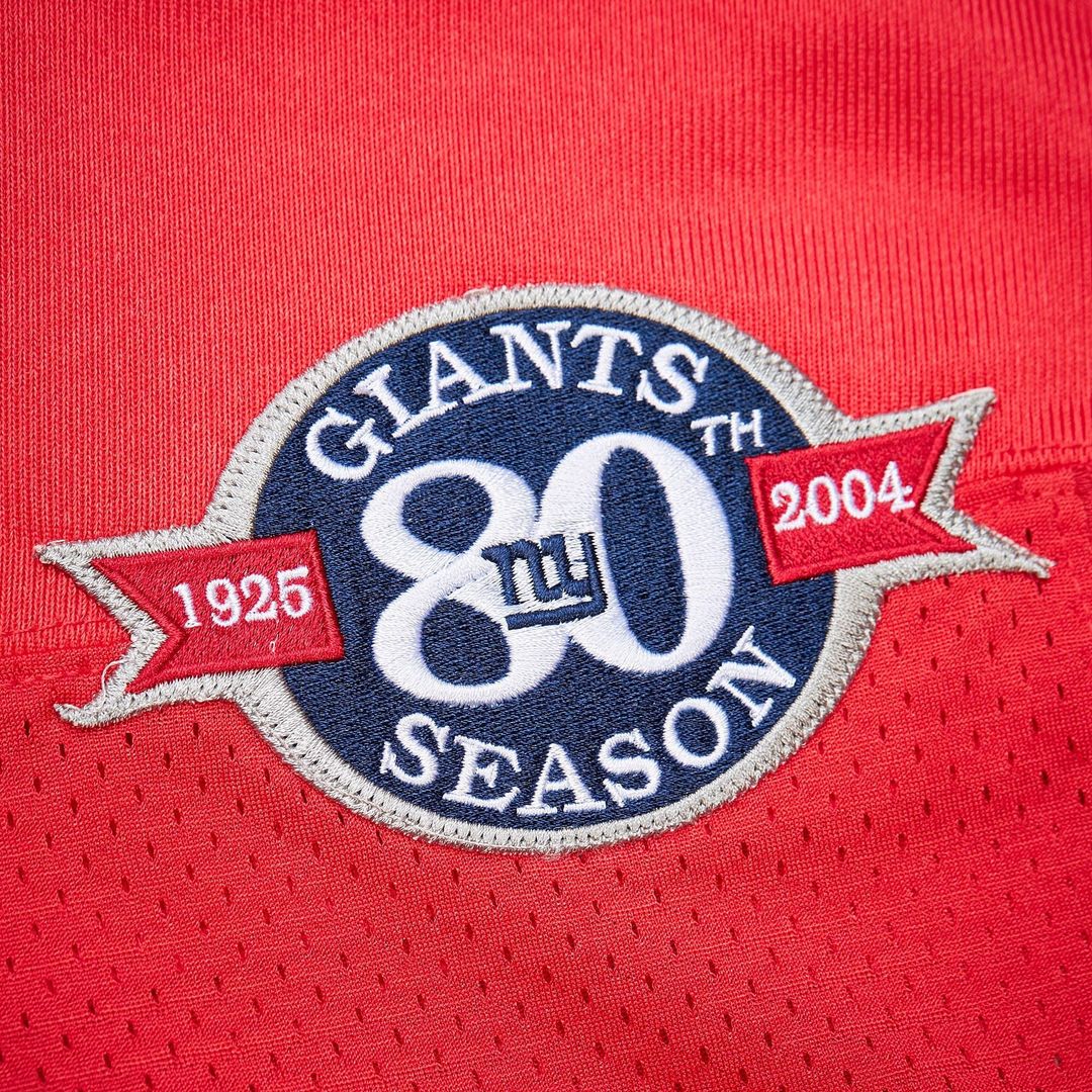 Eli Manning New York Giants 2004 Mitchell & Ness Authentic Throwback Retired Player Jersey - Red
