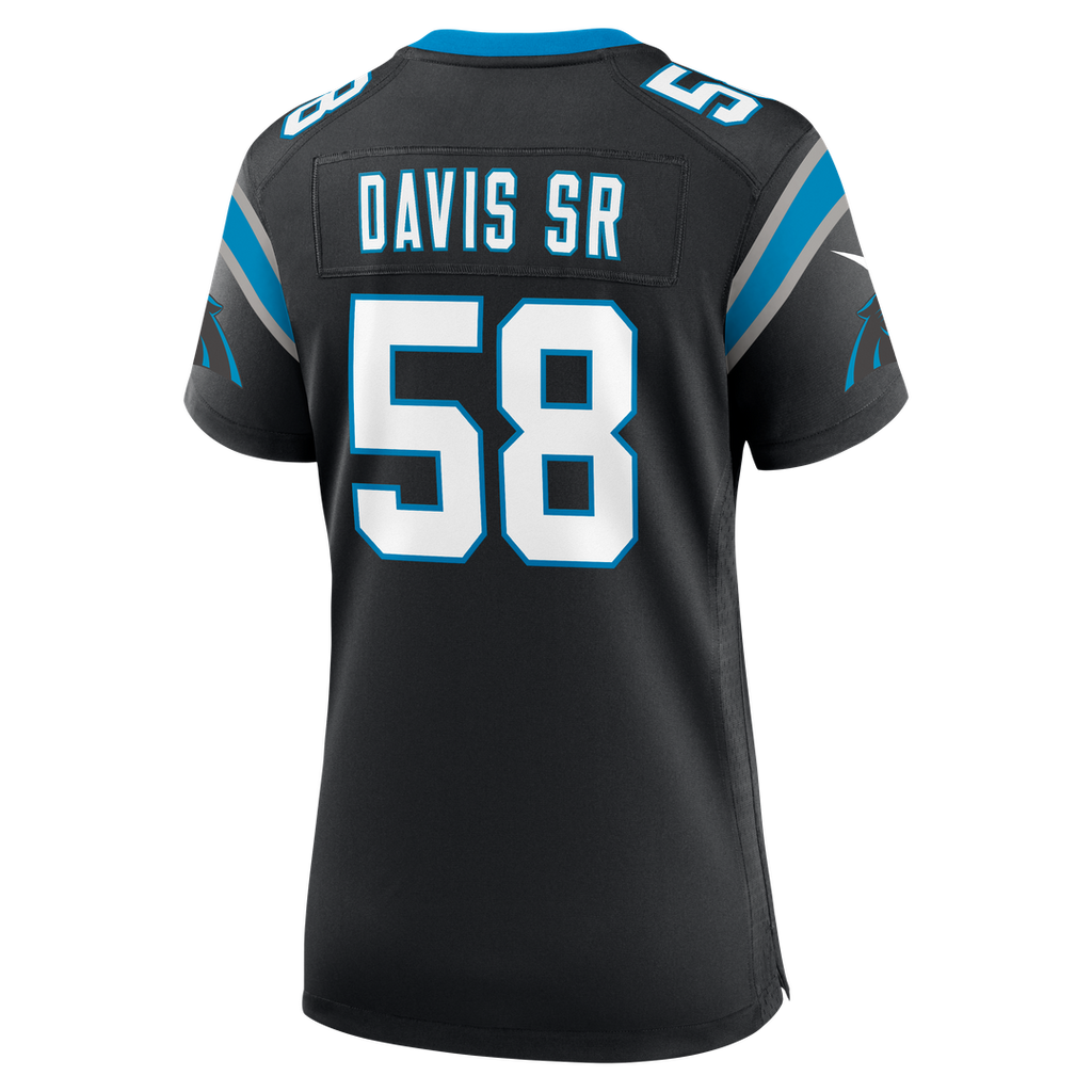 Thomas Davis Sr. Carolina Panthers Nike Women's Team Retired Game Jersey -  Black