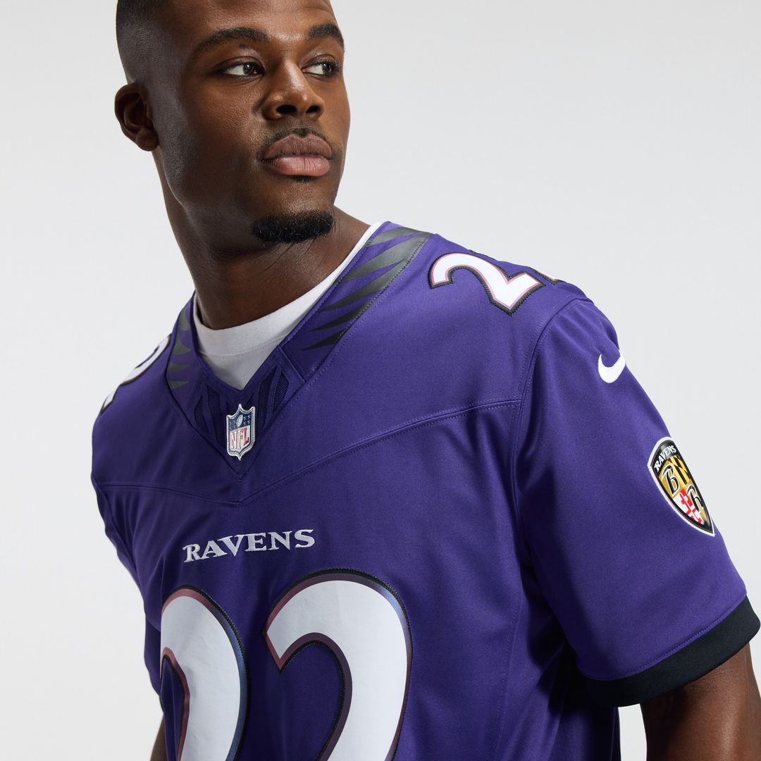 Derrick Henry Baltimore Ravens Nike Vapor F.U.S.E. Stitched Limited Jersey - White