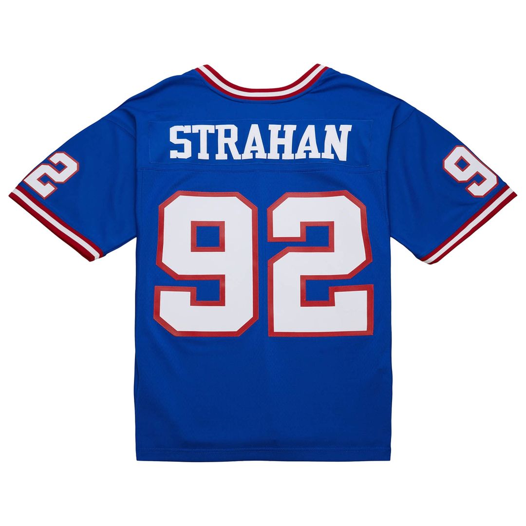 Michael Strahan New York Giants Mitchell & Ness Big & Tall 1993 Retired Player Replica Jersey - Royal