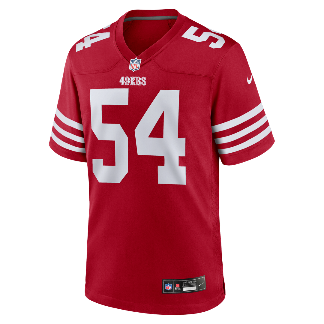 Fred Warner San Francisco 49ers Nike Team Game Player Jersey - White