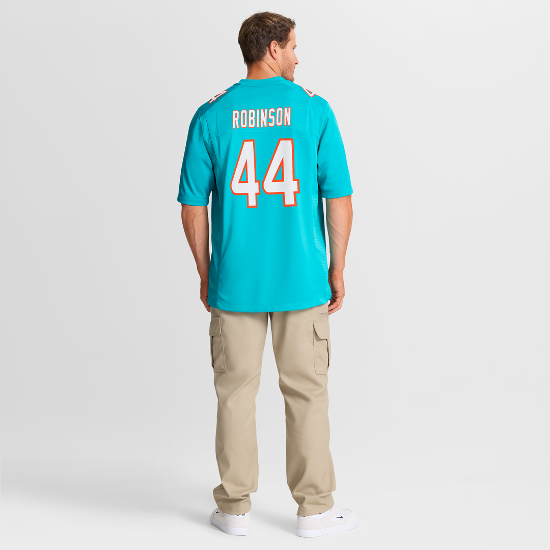 Chop Robinson Miami Dolphins Nike  Player Game Jersey - Aqua