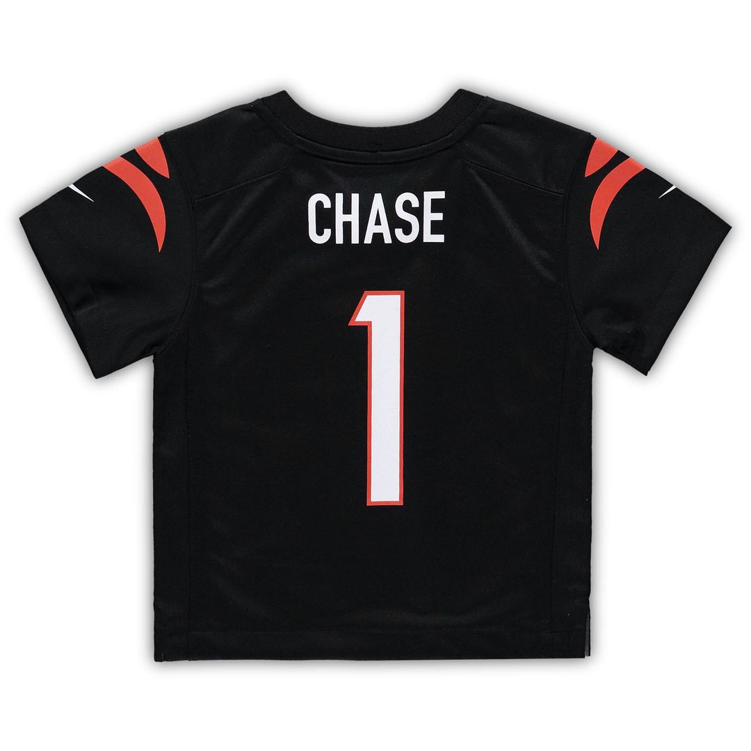 Ja'Marr Chase Cincinnati Bengals Nike Toddler Game Jersey - Black