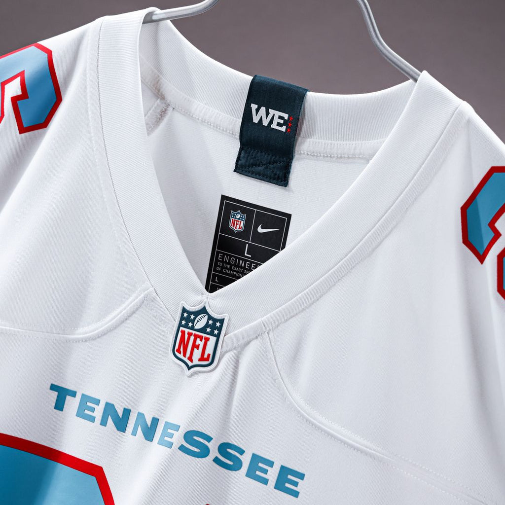 Chimere Dike Tennessee Titans Nike Team Game Jersey -  Light Blue