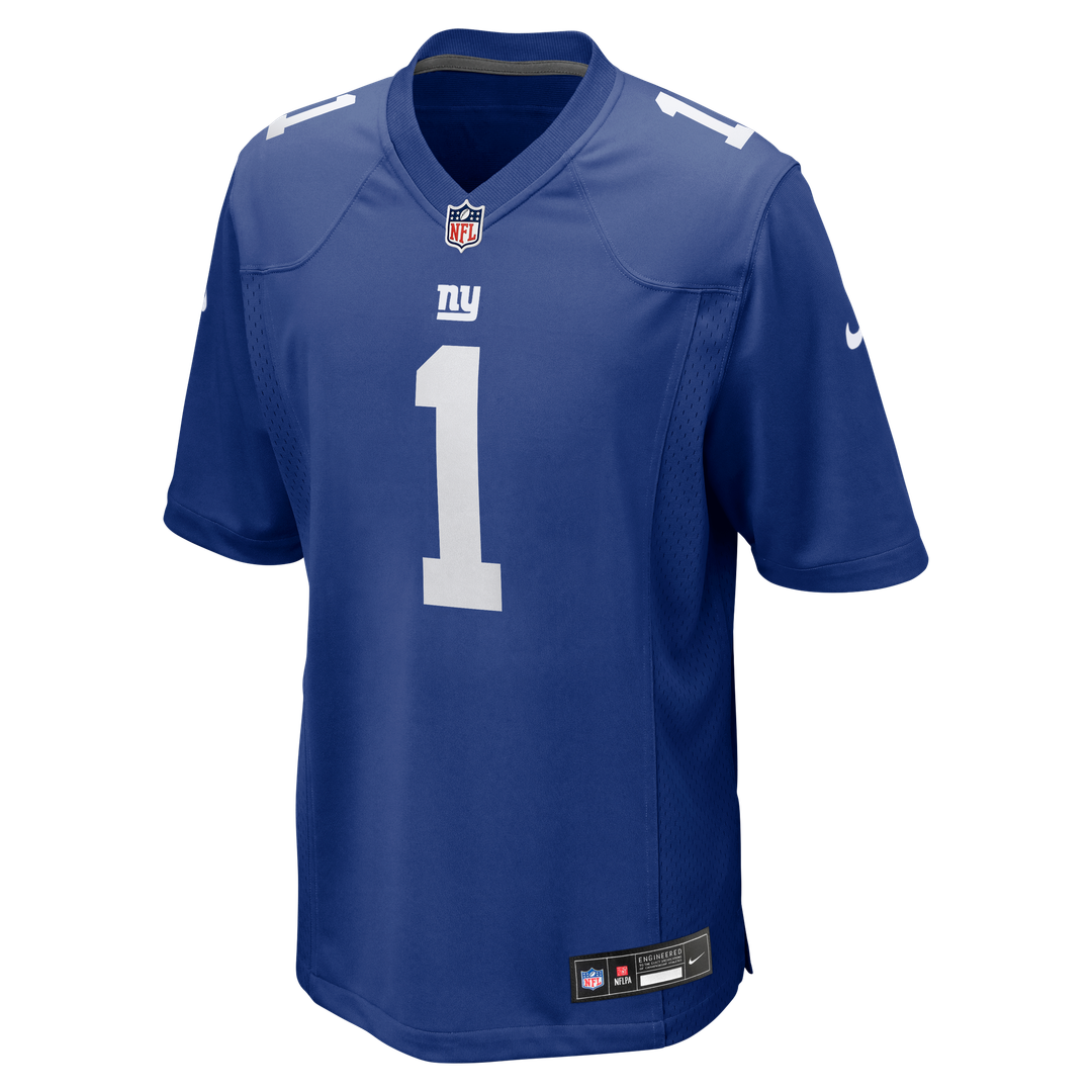 Malik Nabers New York Giants Nike  Player Game Jersey - Royal