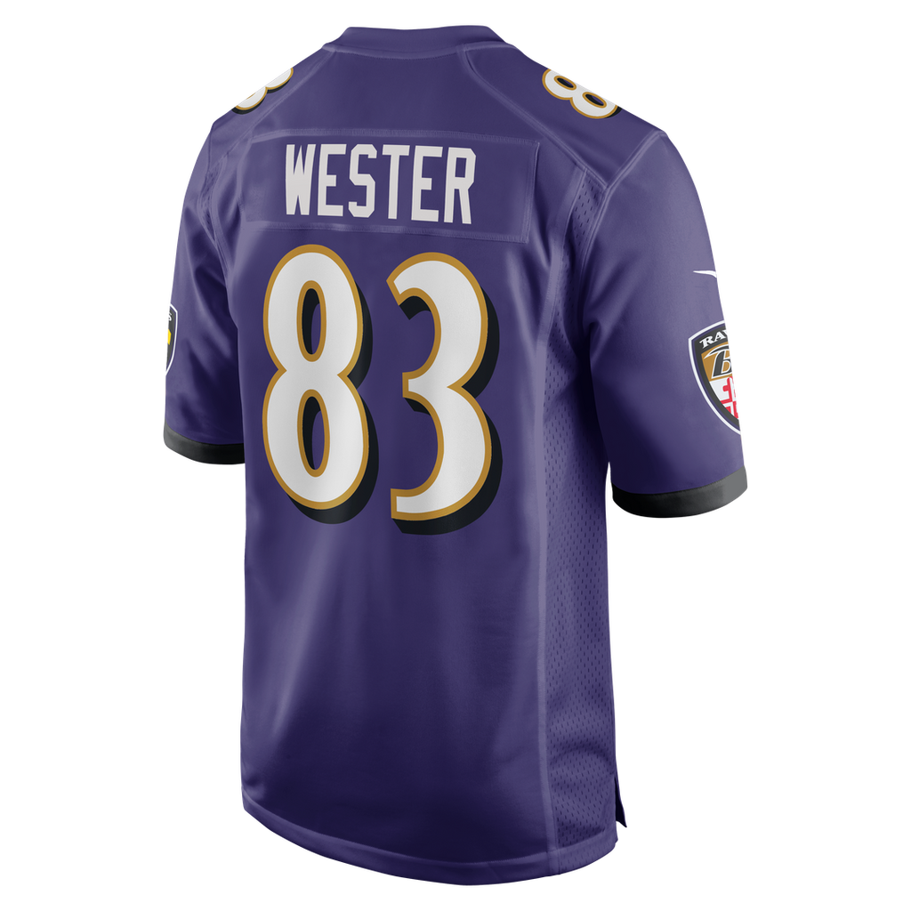 LaJohntay Wester Baltimore Ravens Nike Team Game Jersey -  Purple