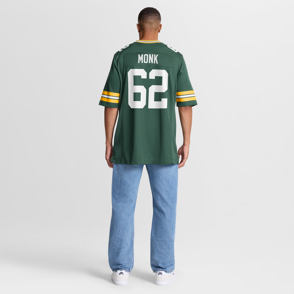Jacob Monk Green Bay Packers Nike  Game Jersey -  Green