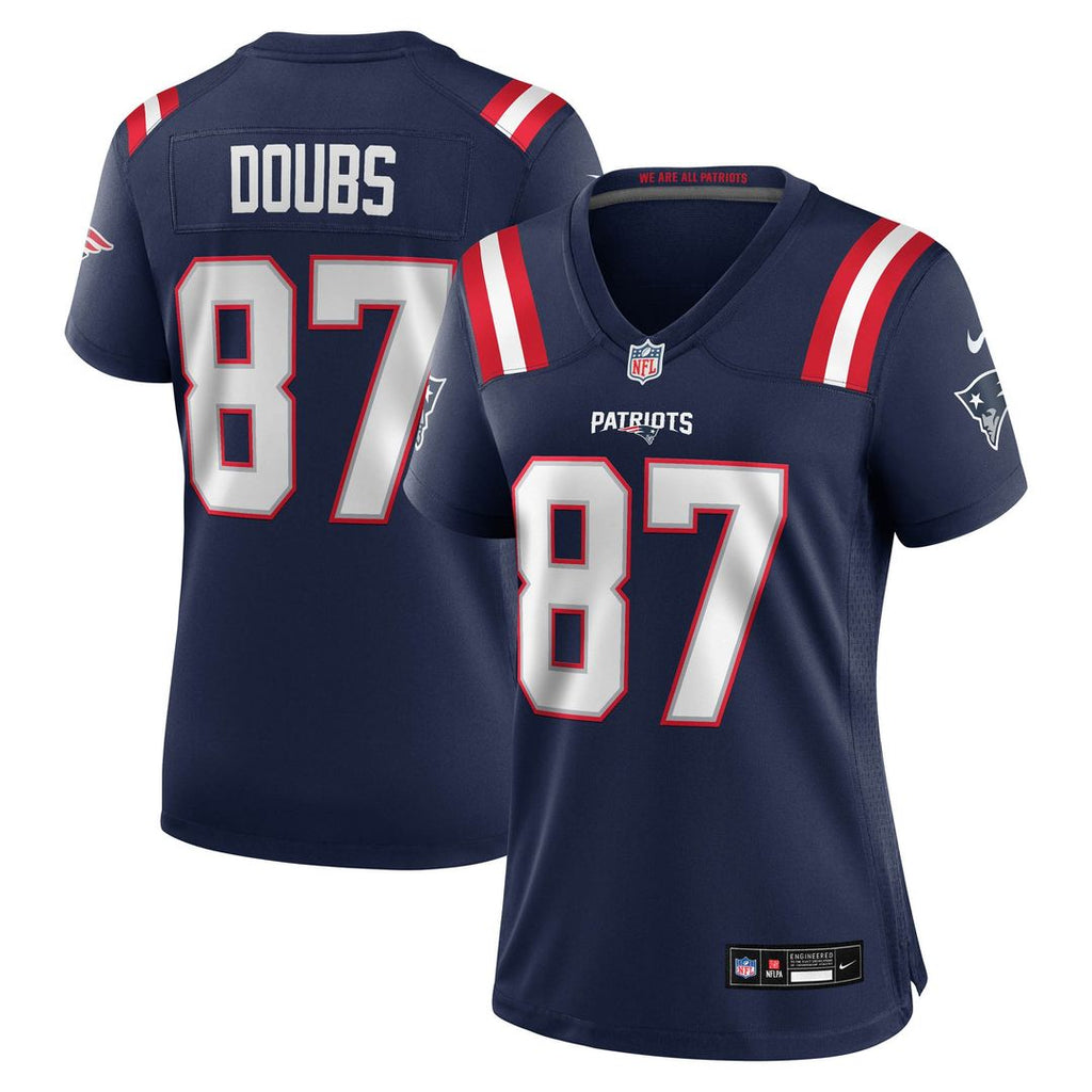 Romeo Doubs New England Patriots Nike Women's Game Jersey - Navy