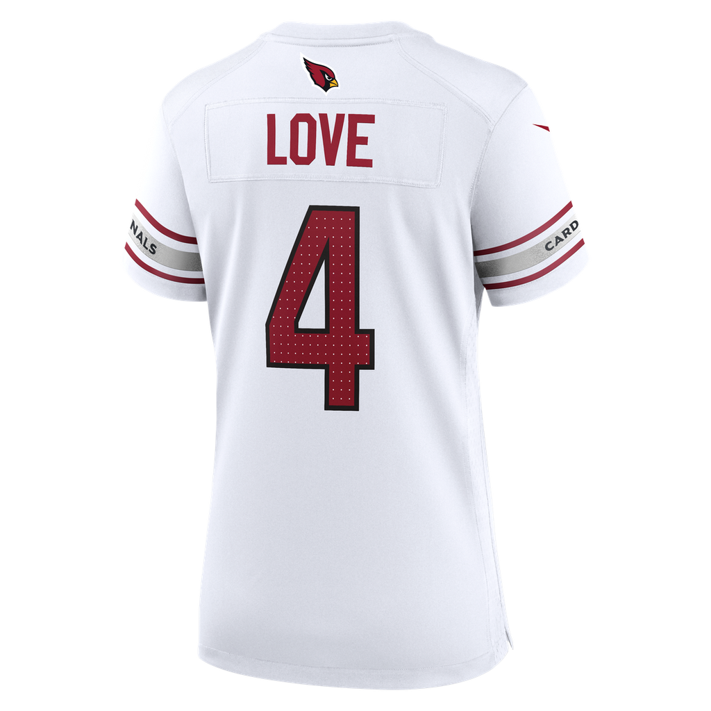 Jeremiyah Love Arizona Cardinals Nike Women's Game Jersey - White