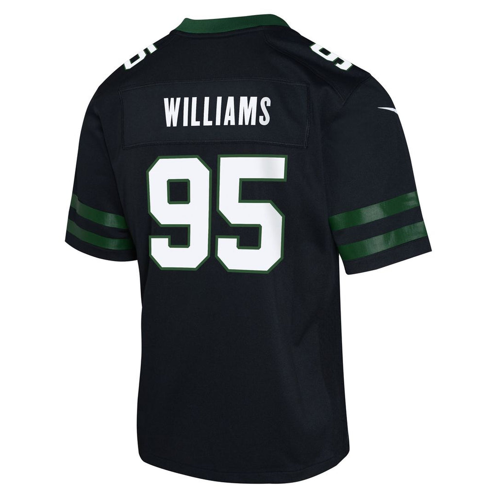 Quinnen Williams New York Jets Nike Youth Game Jersey - Black