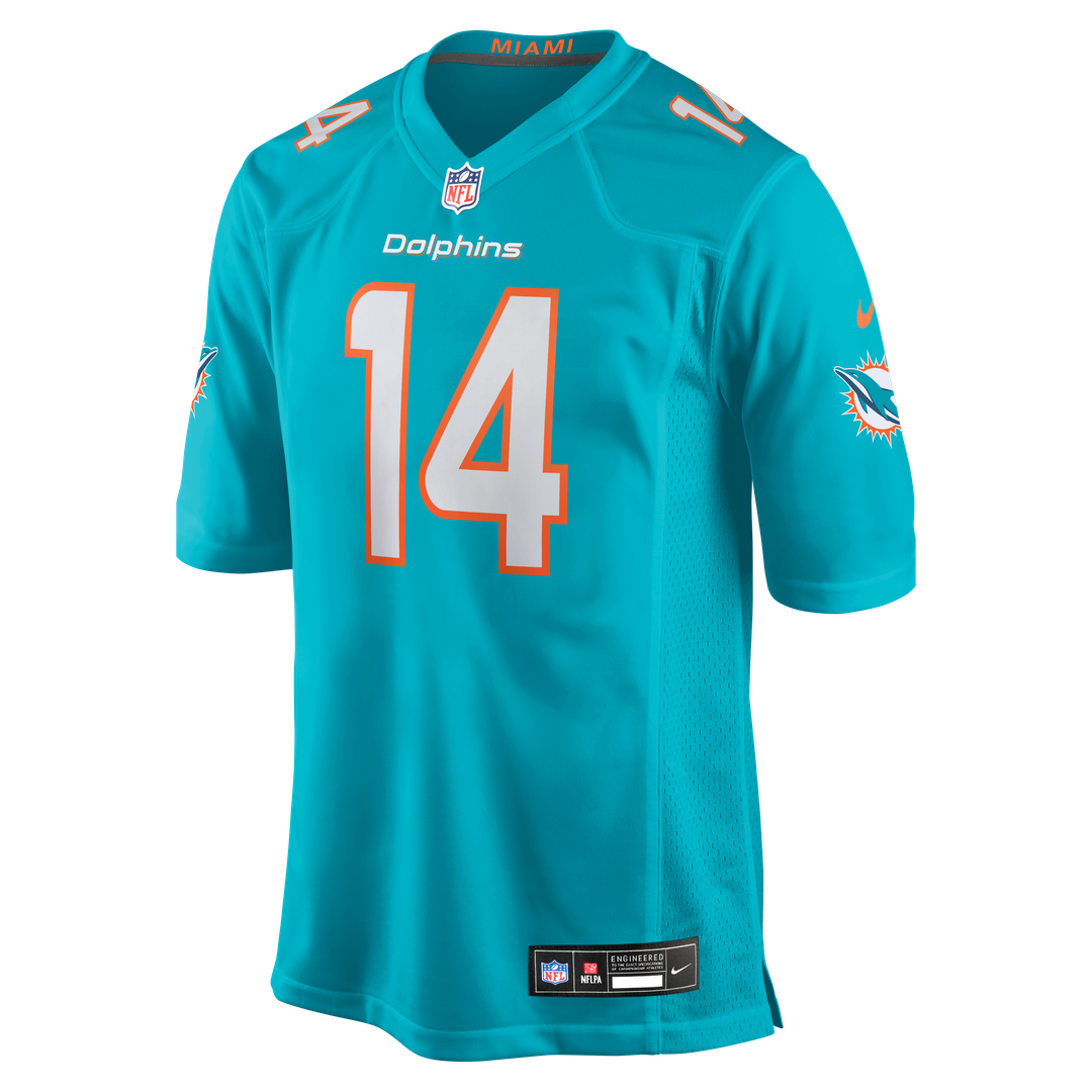 Quinn Ewers Miami Dolphins Nike Team Game Jersey -  Aqua
