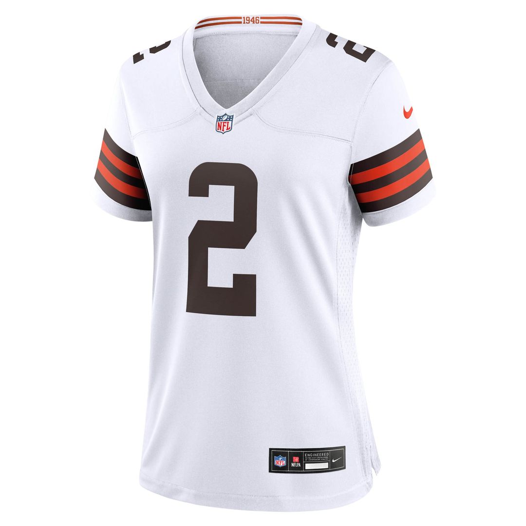 Shedeur Sanders Cleveland Browns Nike Women's Game Jersey - White