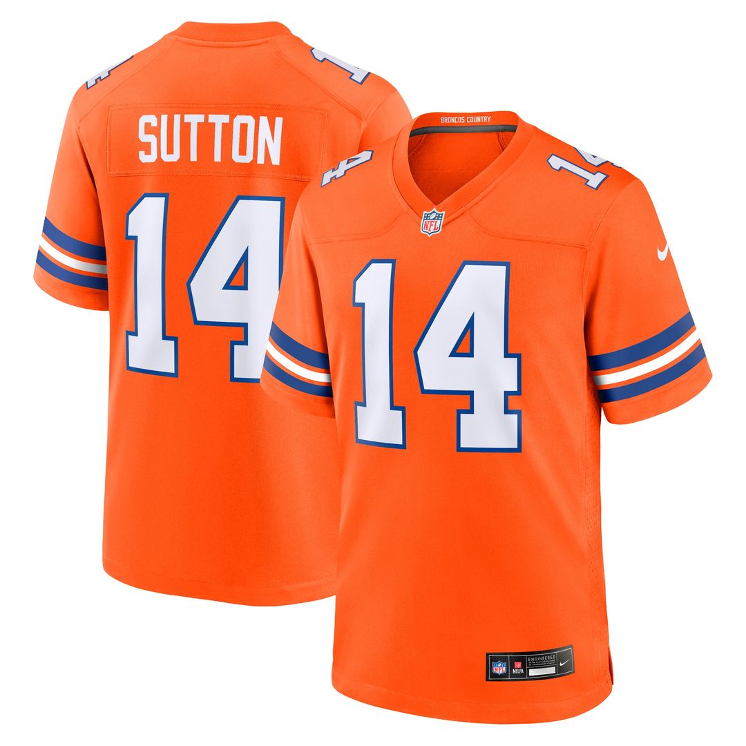 Courtland Sutton Denver Broncos Nike Alternate Game Jersey - Orange