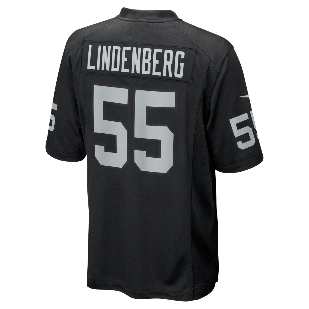 Cody Lindenberg Las Vegas Raiders Nike Team Game Jersey -  Black