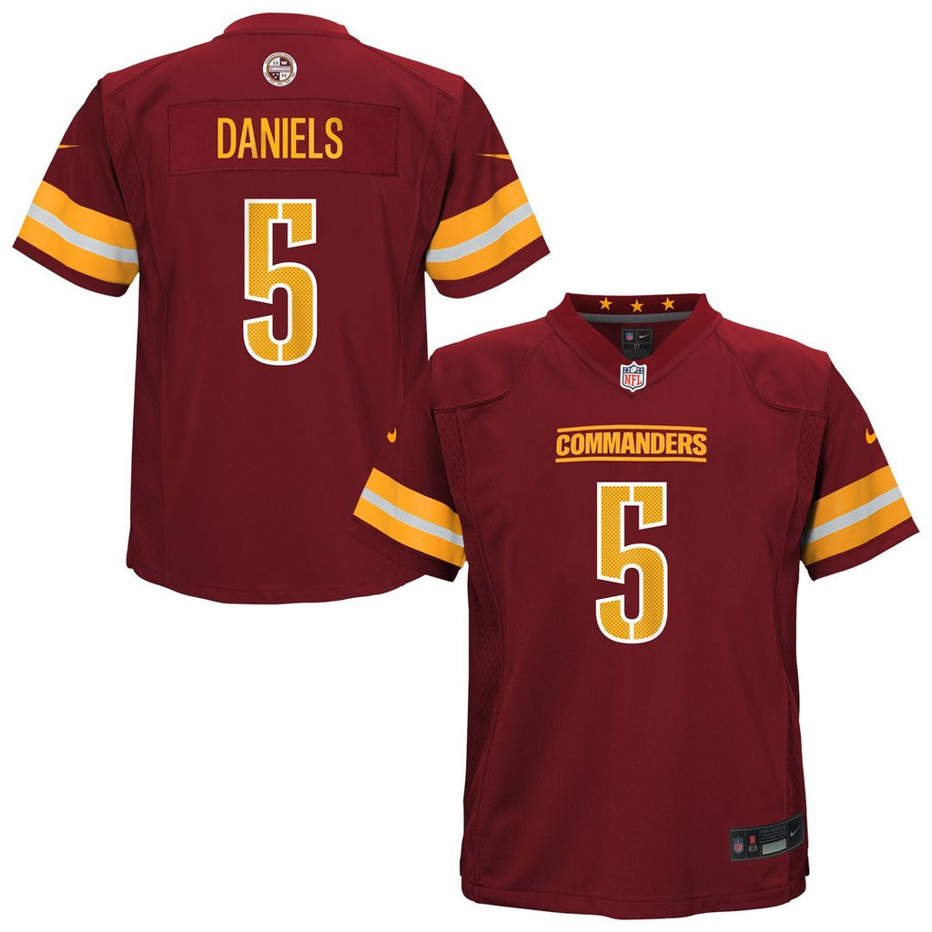 Jayden Daniels Washington Commanders Nike Preschool Team Player Game Jersey - Burgundy