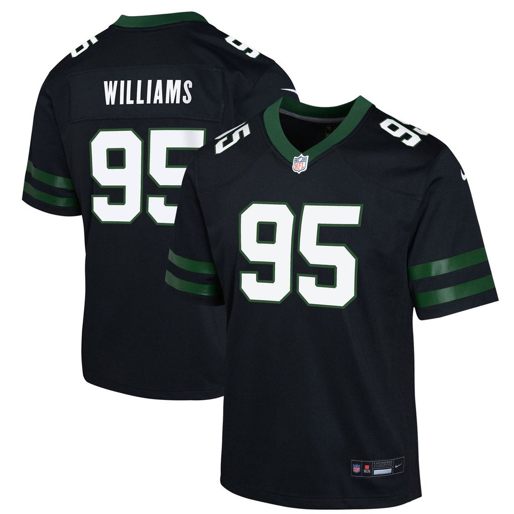Quinnen Williams New York Jets Nike Youth Game Jersey - Black
