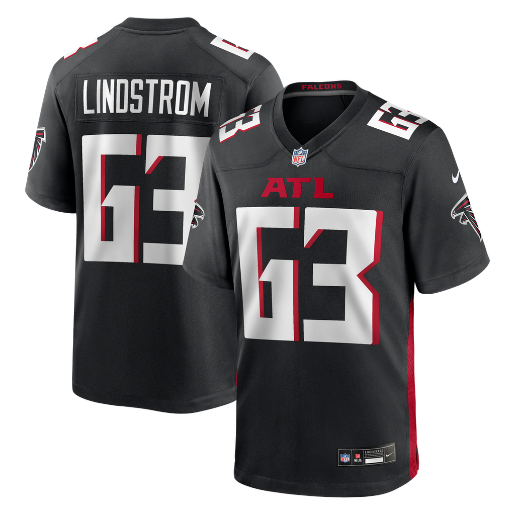 Chris Lindstrom Atlanta Falcons Nike Game Jersey - Black