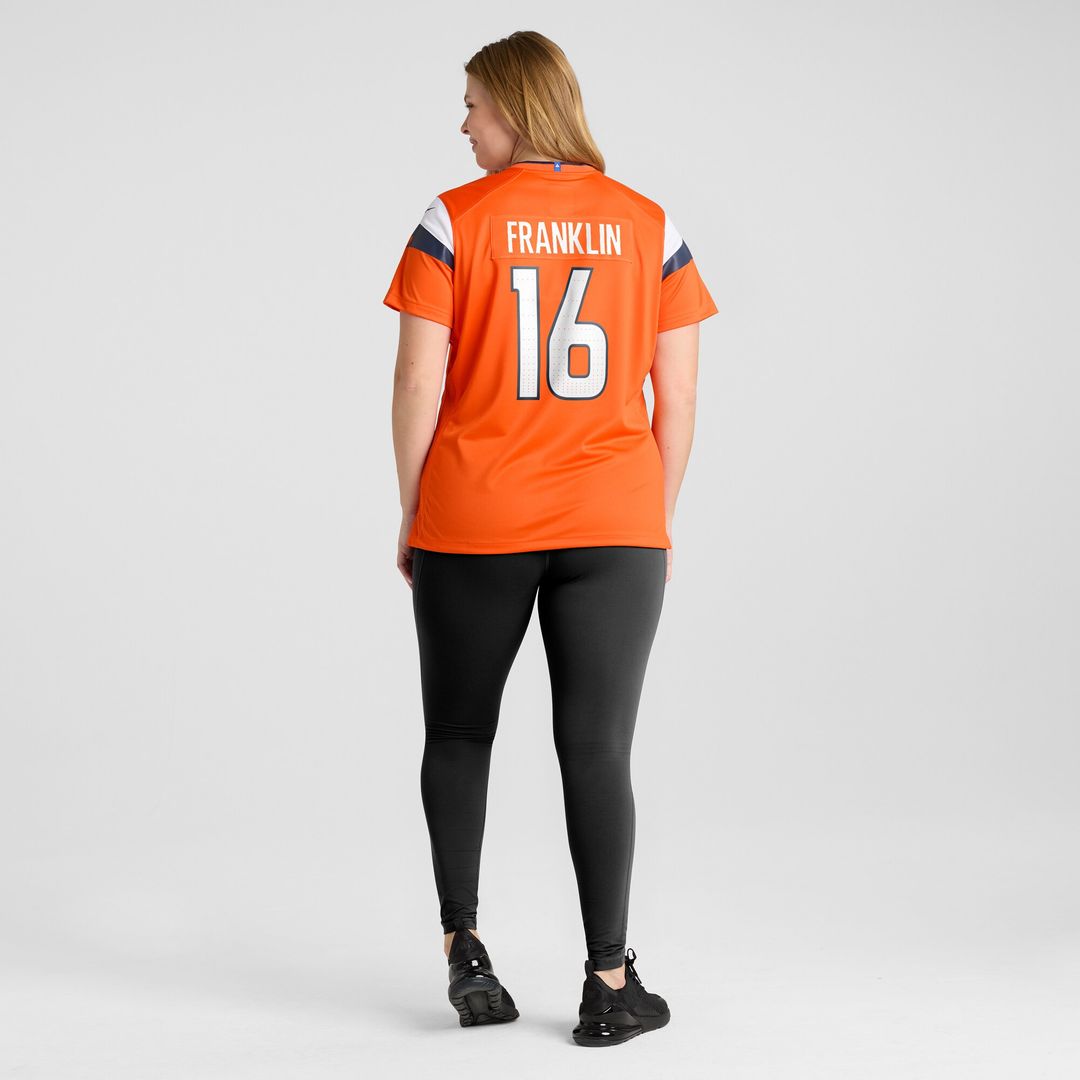 Troy Franklin Denver Broncos Nike Women's Team Game Jersey -  Orange