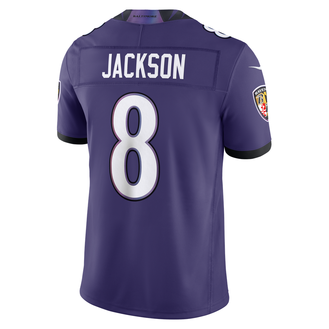 Lamar Jackson Baltimore Ravens Nike Vapor F.U.S.E. Stitched Limited Jersey - White
