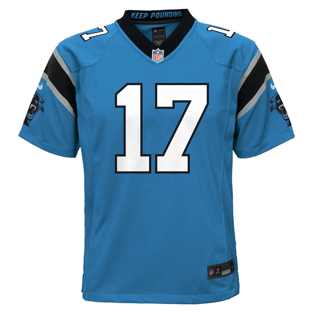 Xavier Legette Carolina Panthers Nike Youth Team Game Jersey - Black