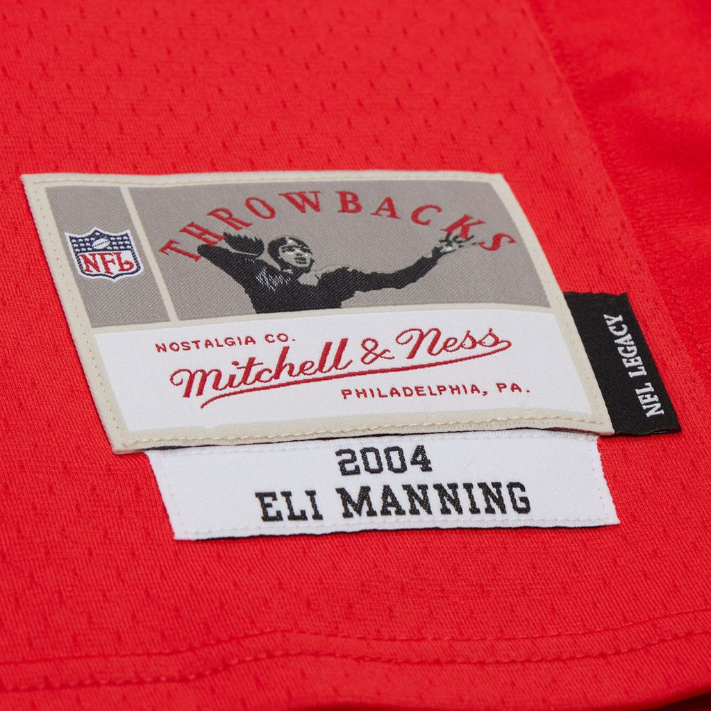 Eli Manning New York Giants Mitchell & Ness 2004 Team Legacy Retired Player Big & Tall Jersey - Red