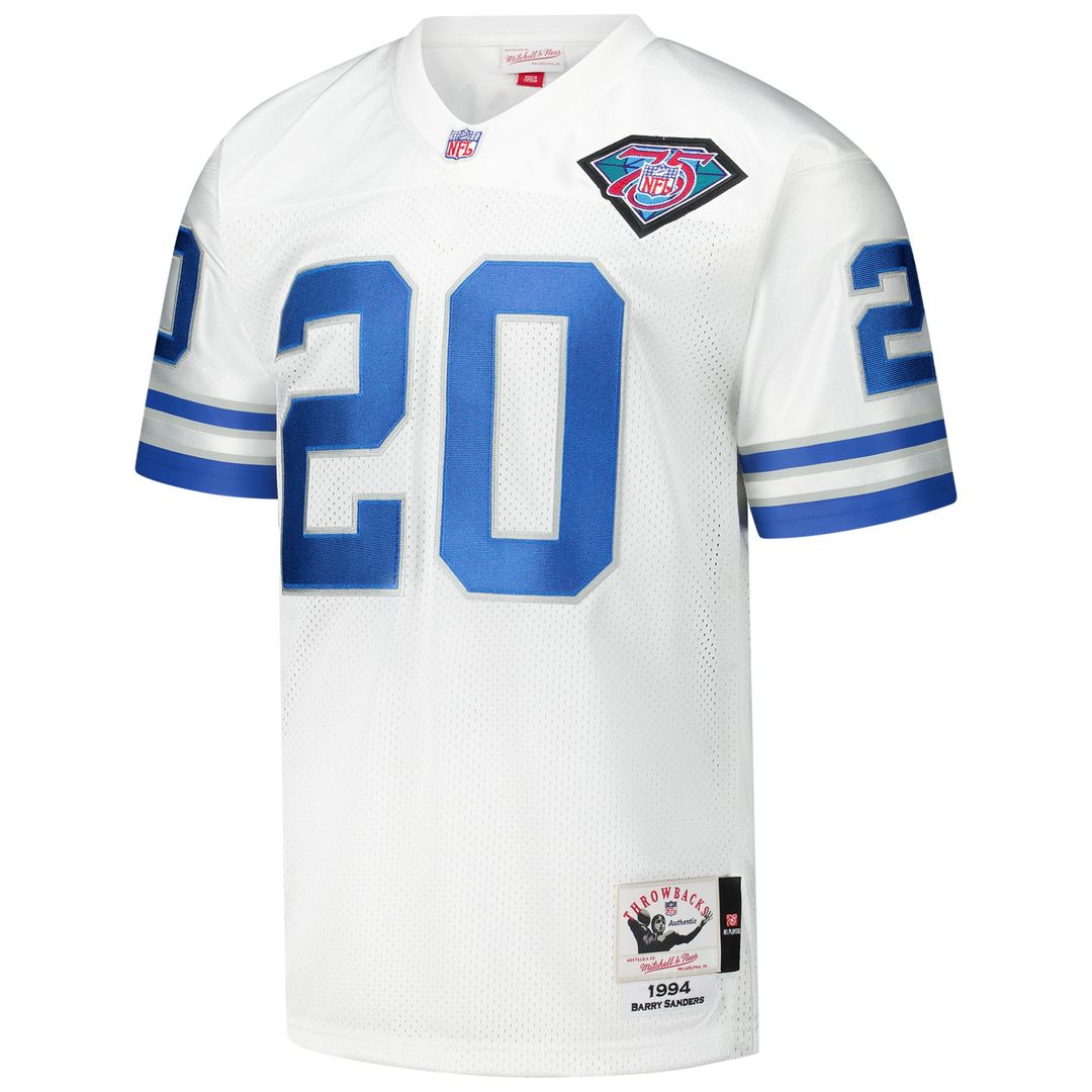 Barry Sanders Detroit Lions 1994 Mitchell & Ness Authentic Throwback Retired Player Jersey - White