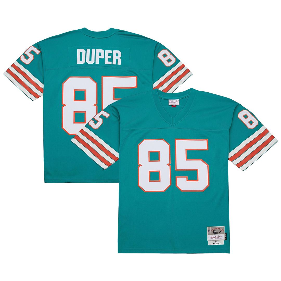 Mark Duper Miami Dolphins Mitchell & Ness Legacy Replica Jersey - Aqua