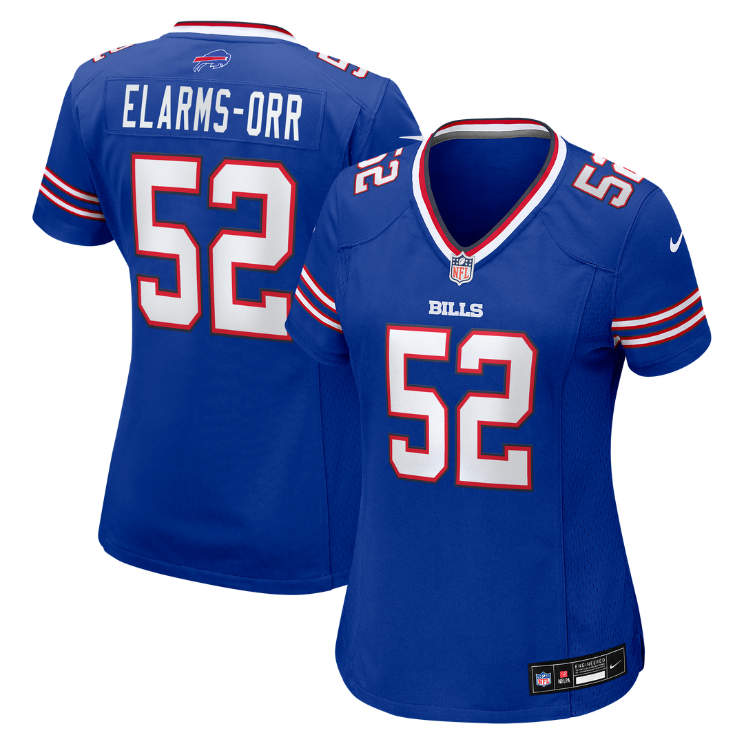 Kaleb Elarms-Orr Buffalo Bills Nike Women's Team Game Jersey -  Royal