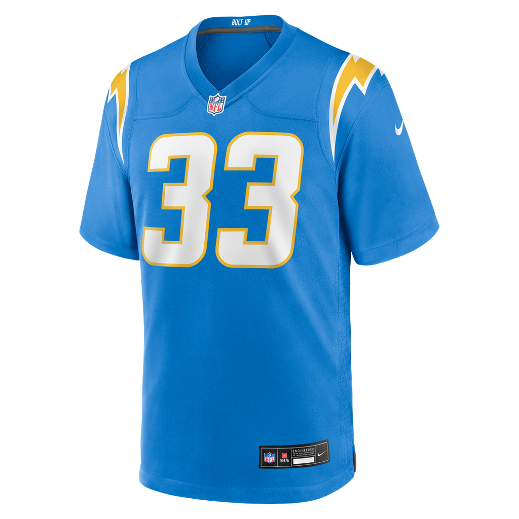 Derwin James Los Angeles Chargers Nike Game Player Jersey - Powder Blue