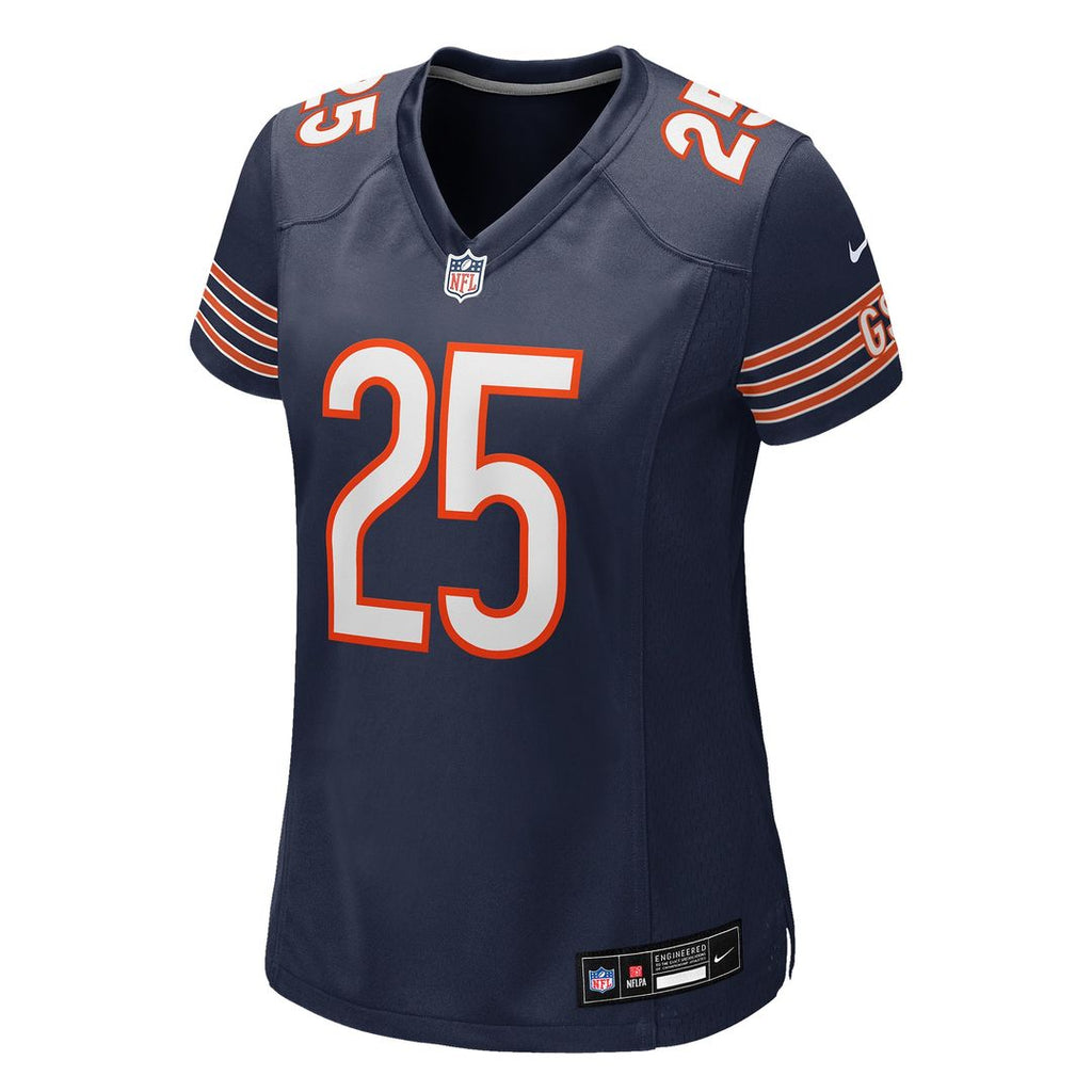 Kyle Monangai Chicago Bears Nike Women's Team Game Jersey -  Navy